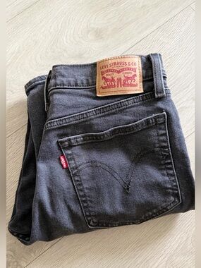 Levi's Black Wedgie Straight Jeans 29/L28